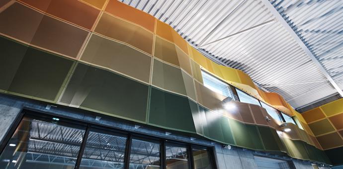Perforated sheets used for decoration and sound absorption