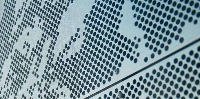Picture perforated sheets from RMIG used for facades
