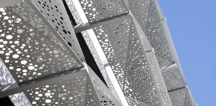 Perforated sun screens from RMIG