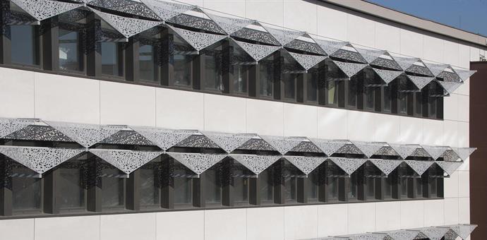 Perforated sun screens from RMIG